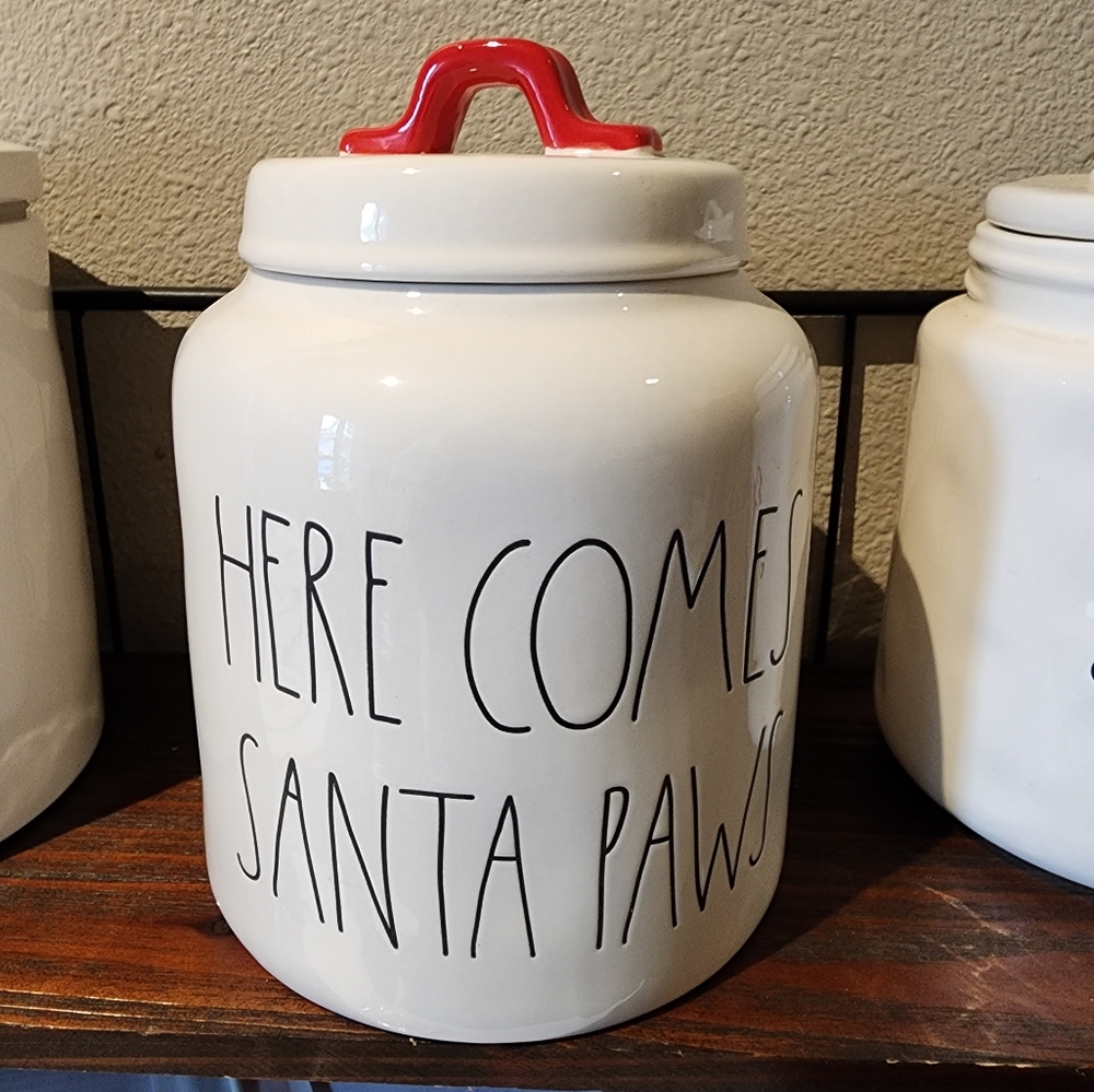 Rae dunn Santa Paws